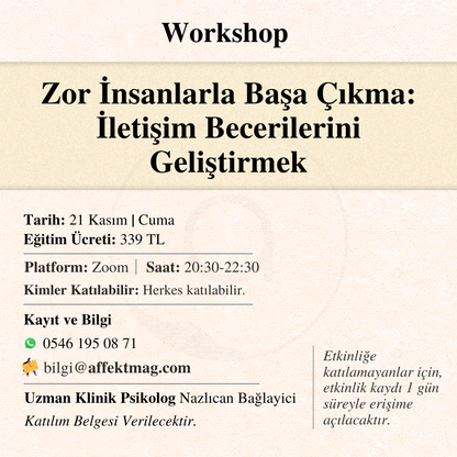 Zor İnsanlarla Başa Çıkma: İletişim Becerilerini Geliştirmek