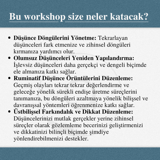 Zihinsel Döngüler: Aşırı Düşünmeyi Anlamak ve Yönetmek