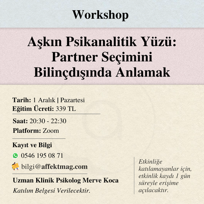 Aşkın Psikanalitik Yüzü: Partner Seçimini Bilinçdışında Anlamak